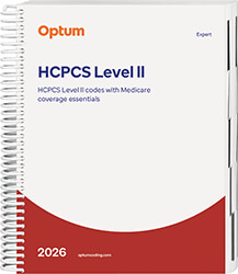 HCPCS Level II 2026 Expert Spiral Book Cover